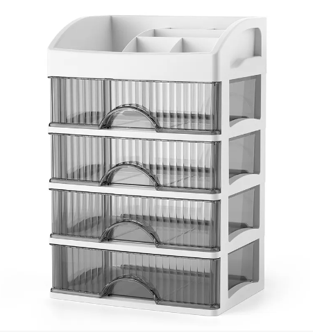 Stackable Plastic Storage Box – Dustproof Drawer Organiser, Multi-Layer