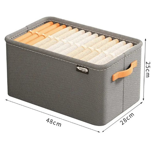 Foldable Fabric Clothes Storage Box – Wardrobe & Under-Bed Organiser