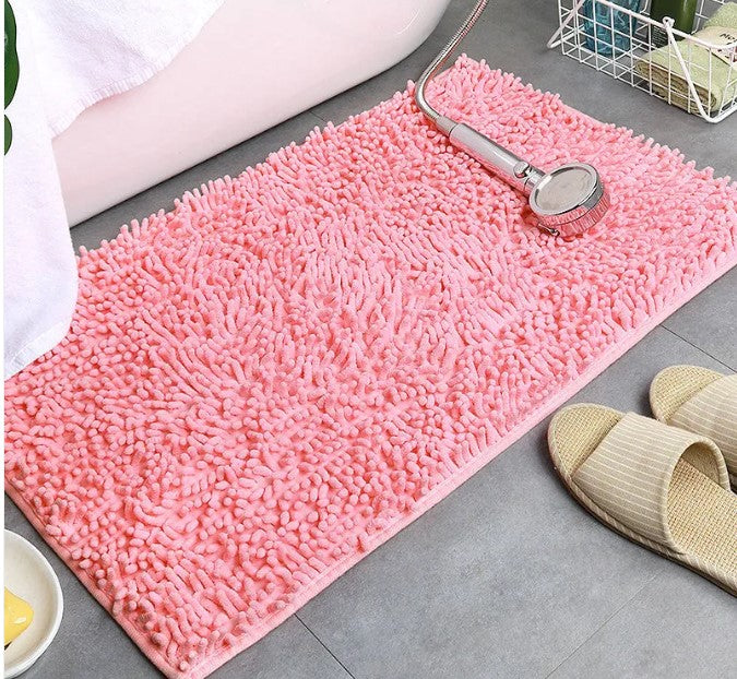 Thick Plush Microfibre Bathroom Floor Mat – Super Absorbent, Non-Slip, Multi-Size