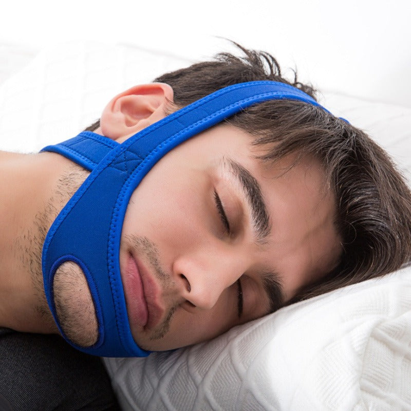 Adjustable Anti-Snoring Chin Strap – Jaw Support Sleep Aid