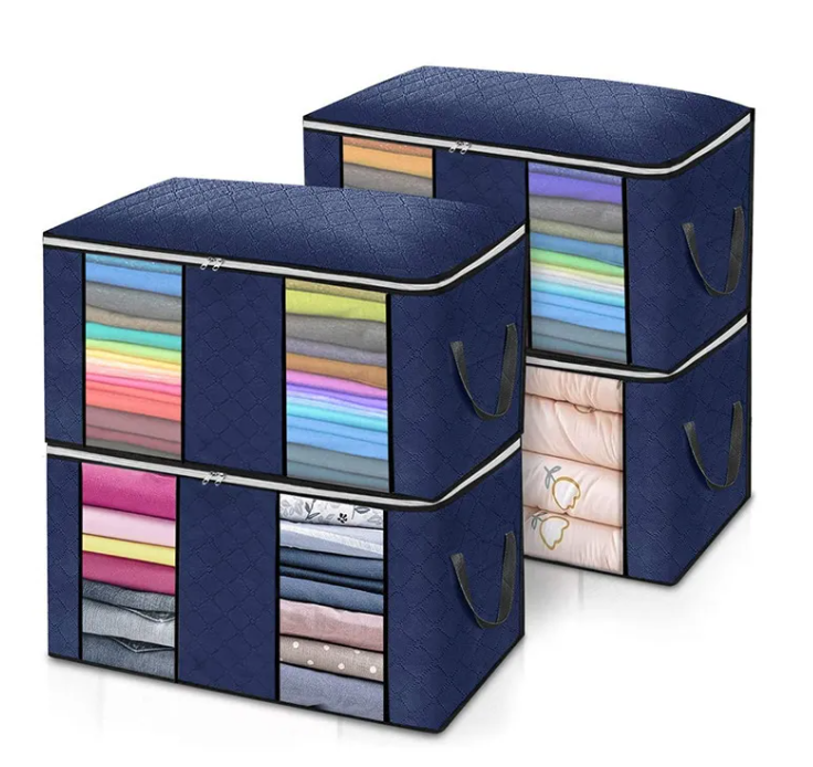 Foldable Quilt & Blanket Storage Bags – Bedding Organiser, Dustproof