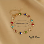 Candy-Coloured Heart Bracelet