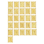 Two-Piece Initial Letter and Cross Necklace Set