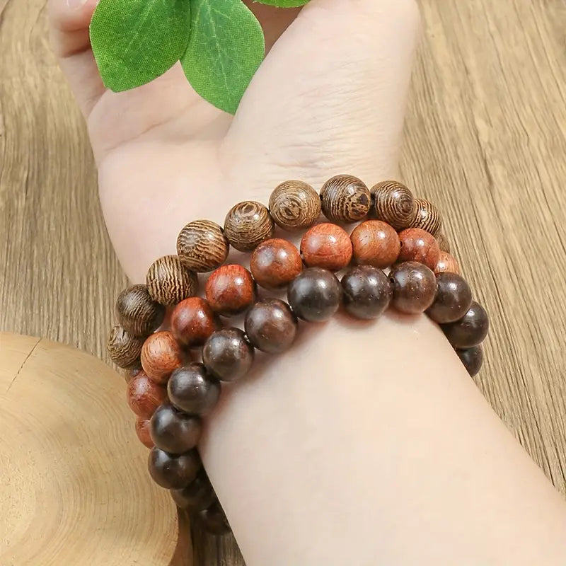 Wood Bead Bracelet