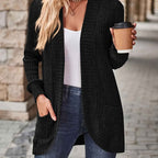 Softly Draped Knit Cardigan for Layering Over Dresses