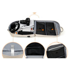 Anti-Theft Backpack with Hidden Back Zips