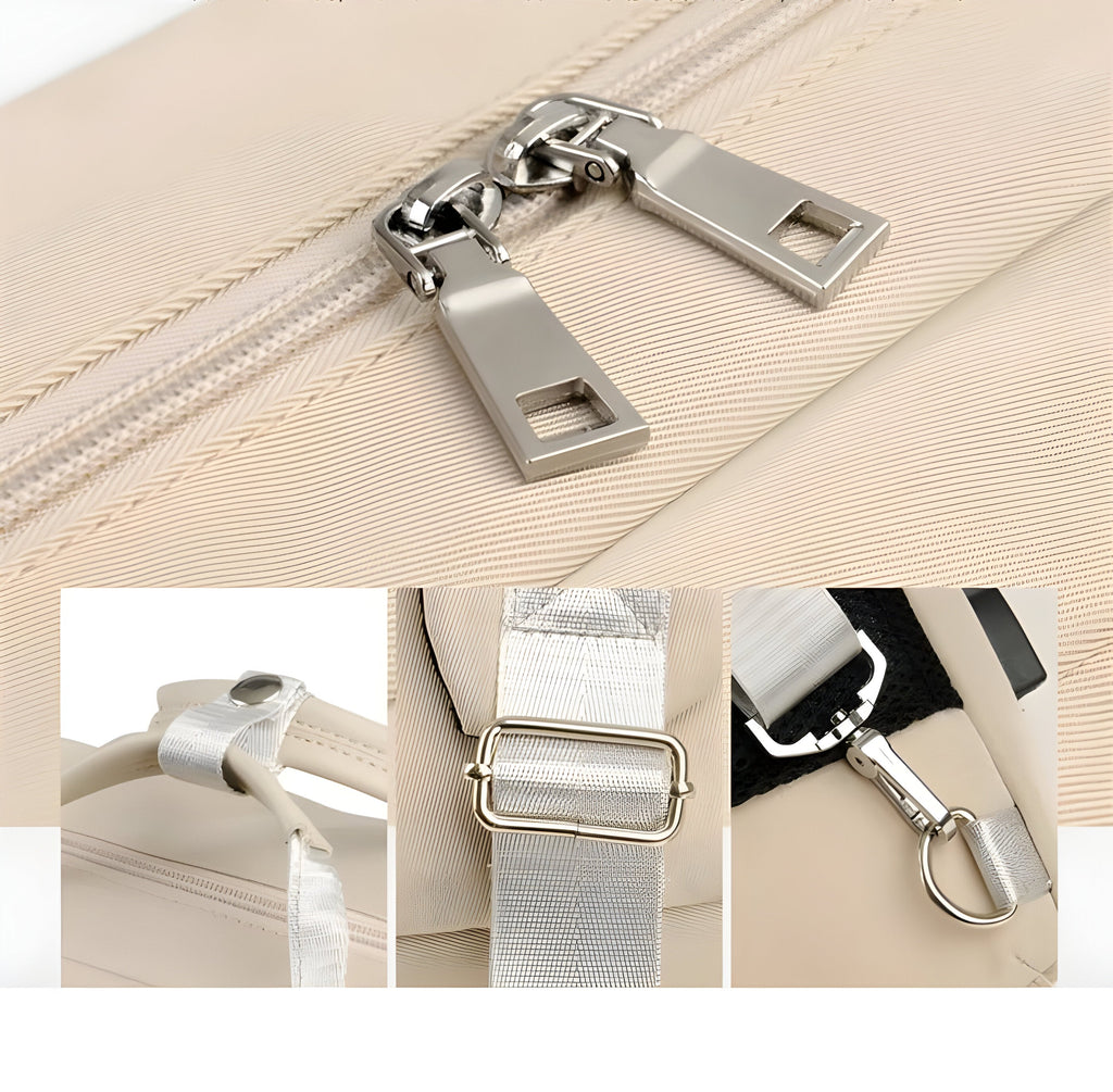 Anti-Theft Backpack with Hidden Back Zips
