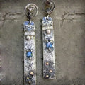 Handmade Blue Stone Earrings