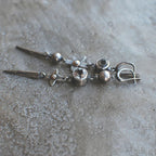 Rhinestone Star Drop Earrings