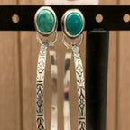 Vintage-Boho-Ohrringe mit Onyx in zwei Farben