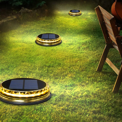 Solar In-Ground Lights – Waterproof LED Deck & Driveway Light for Garden Paths