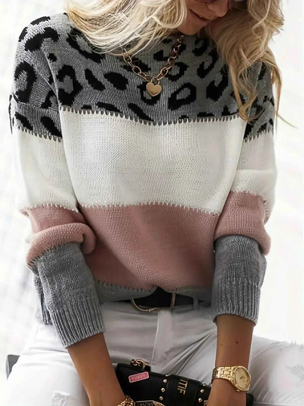 Soft Knit Jumper with an Easy Fit for Cool-Weather Days