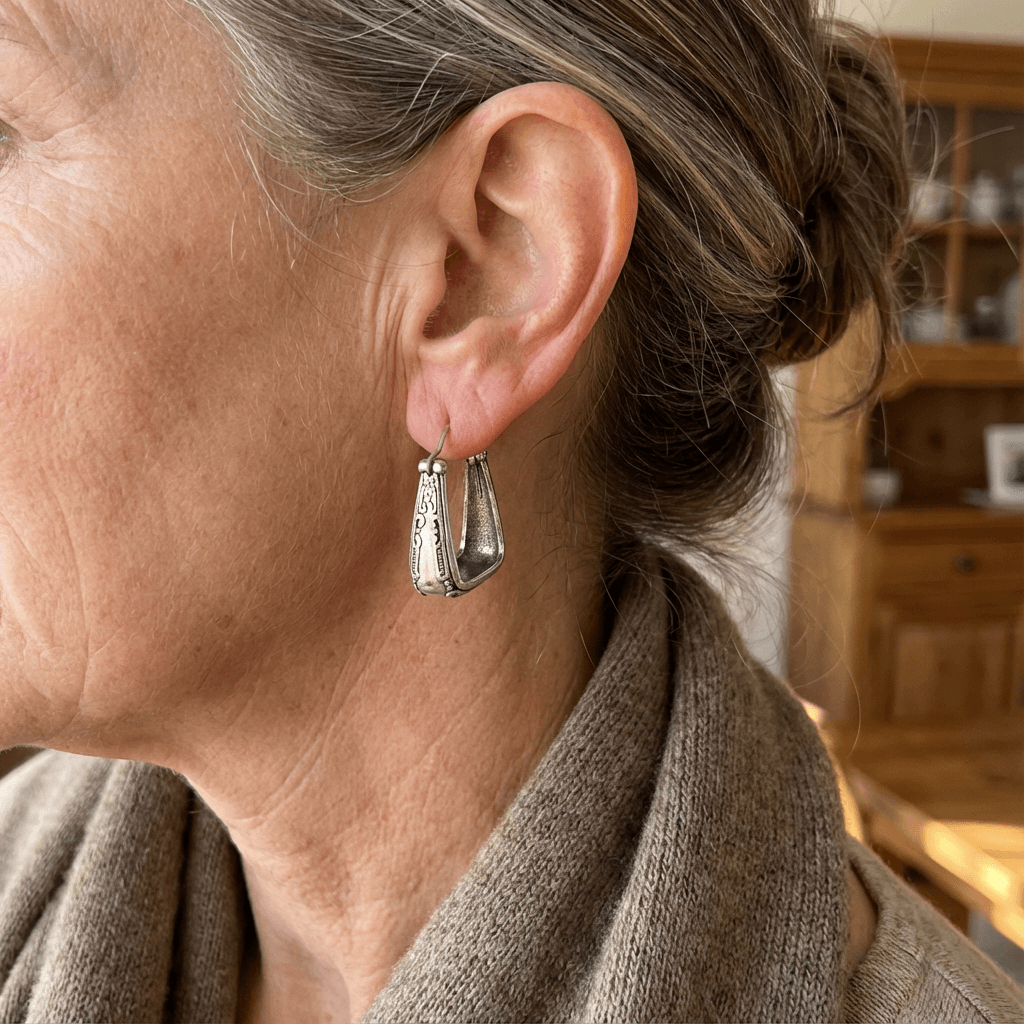 Etnische boho geometrische vintage oorringen