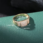 Cubic Zirconia Gold-Plated Ring