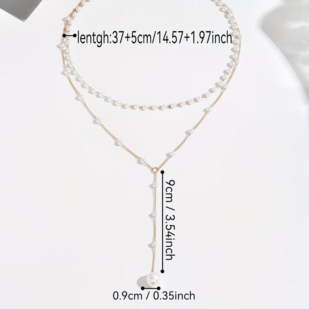 Graduated Pearl Strand Necklace