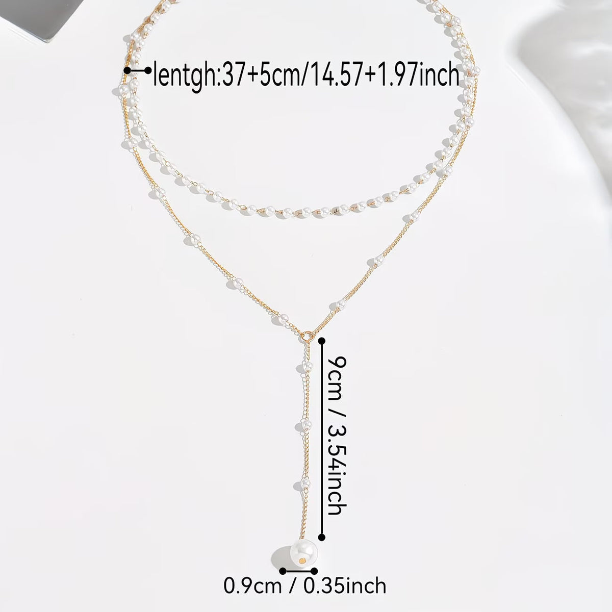 Graduated Pearl Strand Necklace