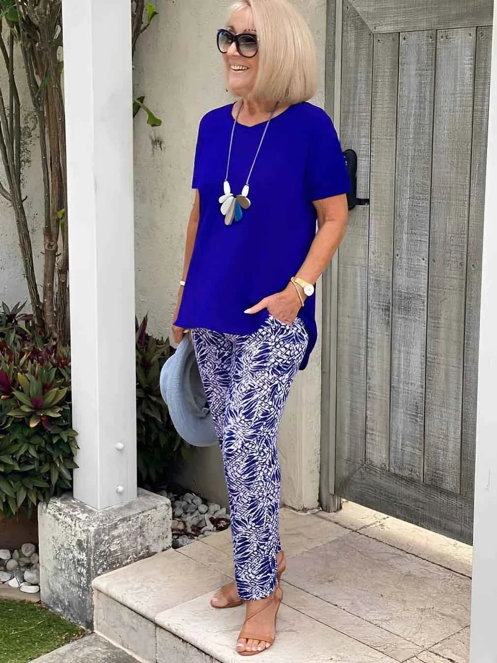 Lightweight Two-Piece Set with a Relaxed, Airy Silhouette