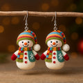 Pluizige sneeuwpopoorbellen