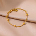 Delicate Gold-Tone Chain Bracelet