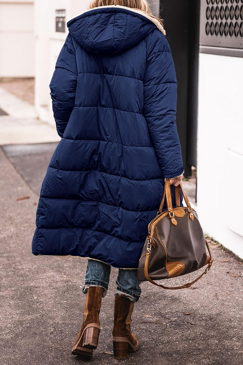 Reversible Winter Coat with Two Looks in One Warm Layer