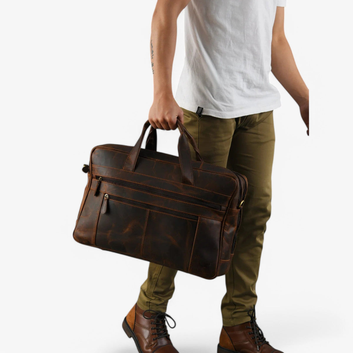 Timeless Leather Professional Document Bag for Meetings