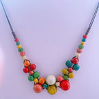 Colourful Boho Statement Necklace