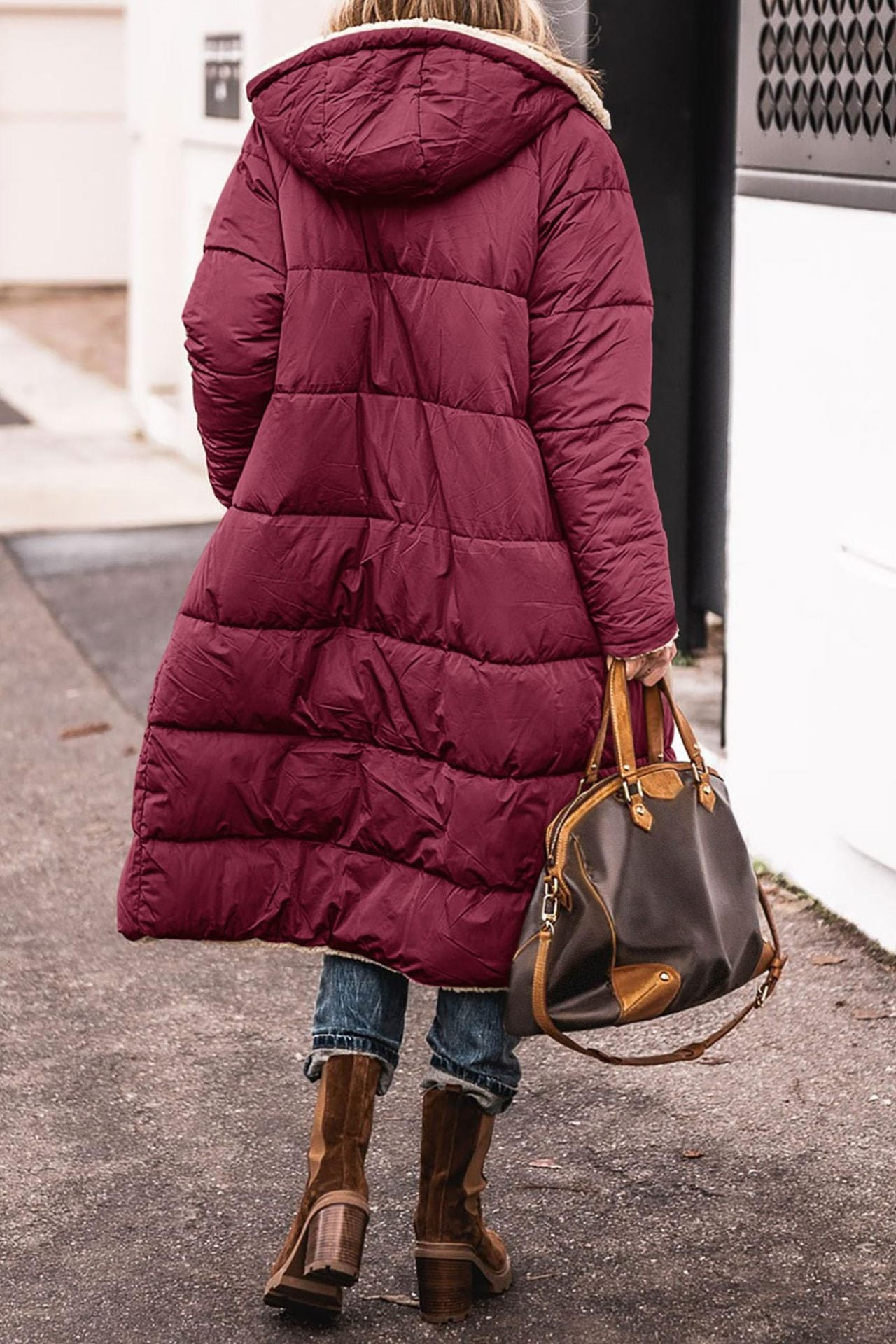 Reversible Winter Coat with Two Looks in One Warm Layer