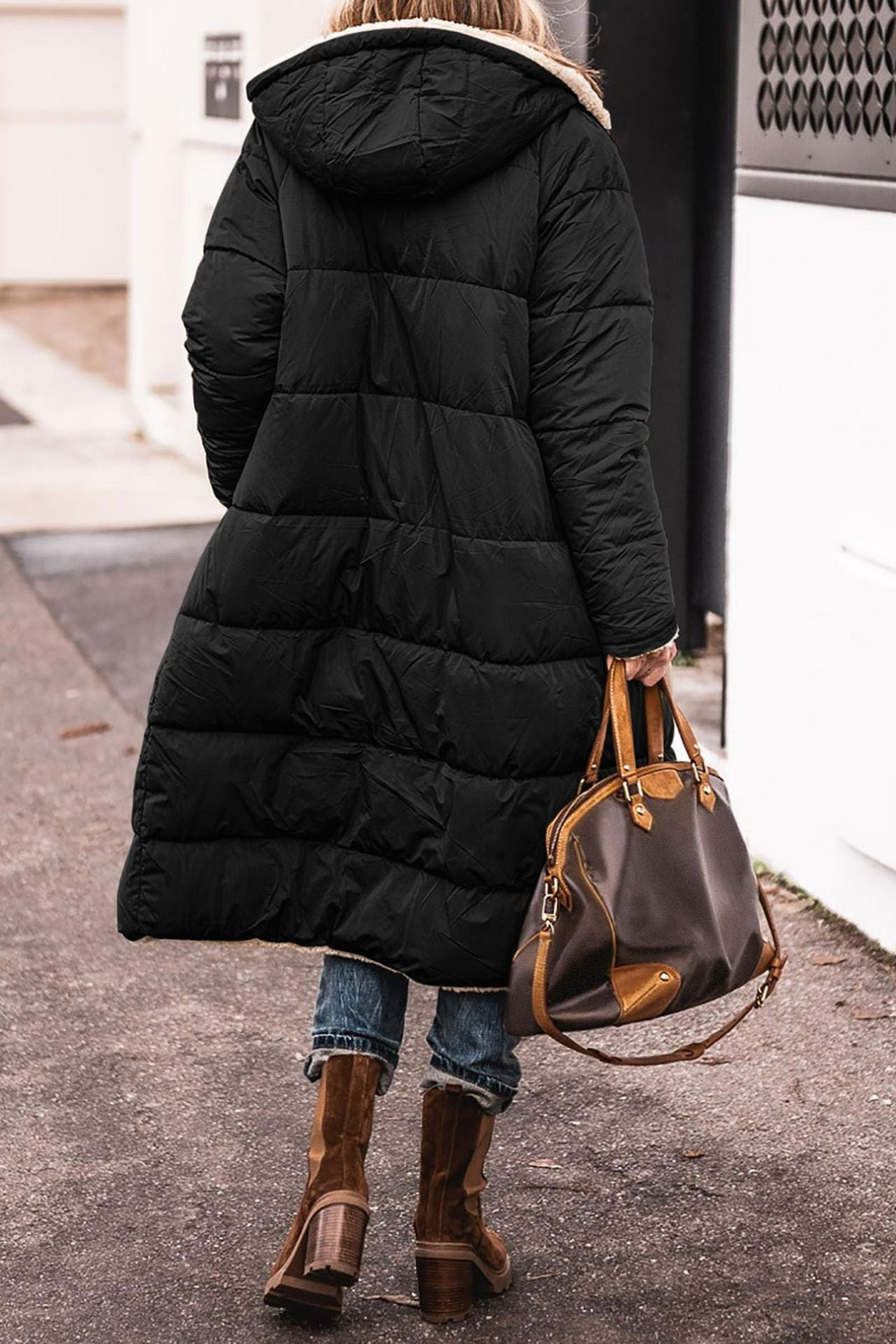 Reversible Winter Coat with Two Looks in One Warm Layer