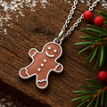 Gingerbread Silver-Tone Necklace