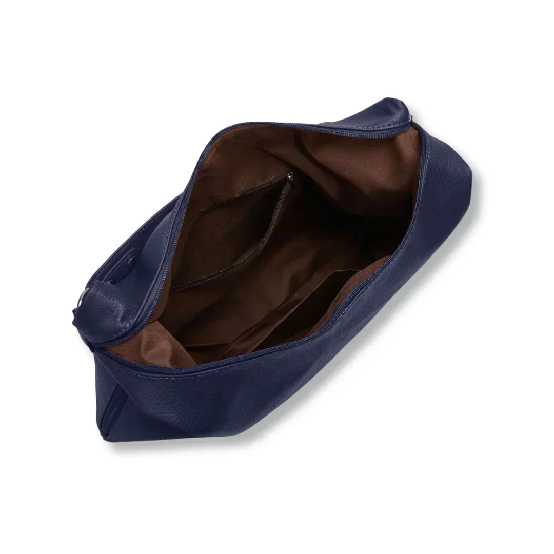 Minimalist Smooth Vegan Leather Hobo Bag