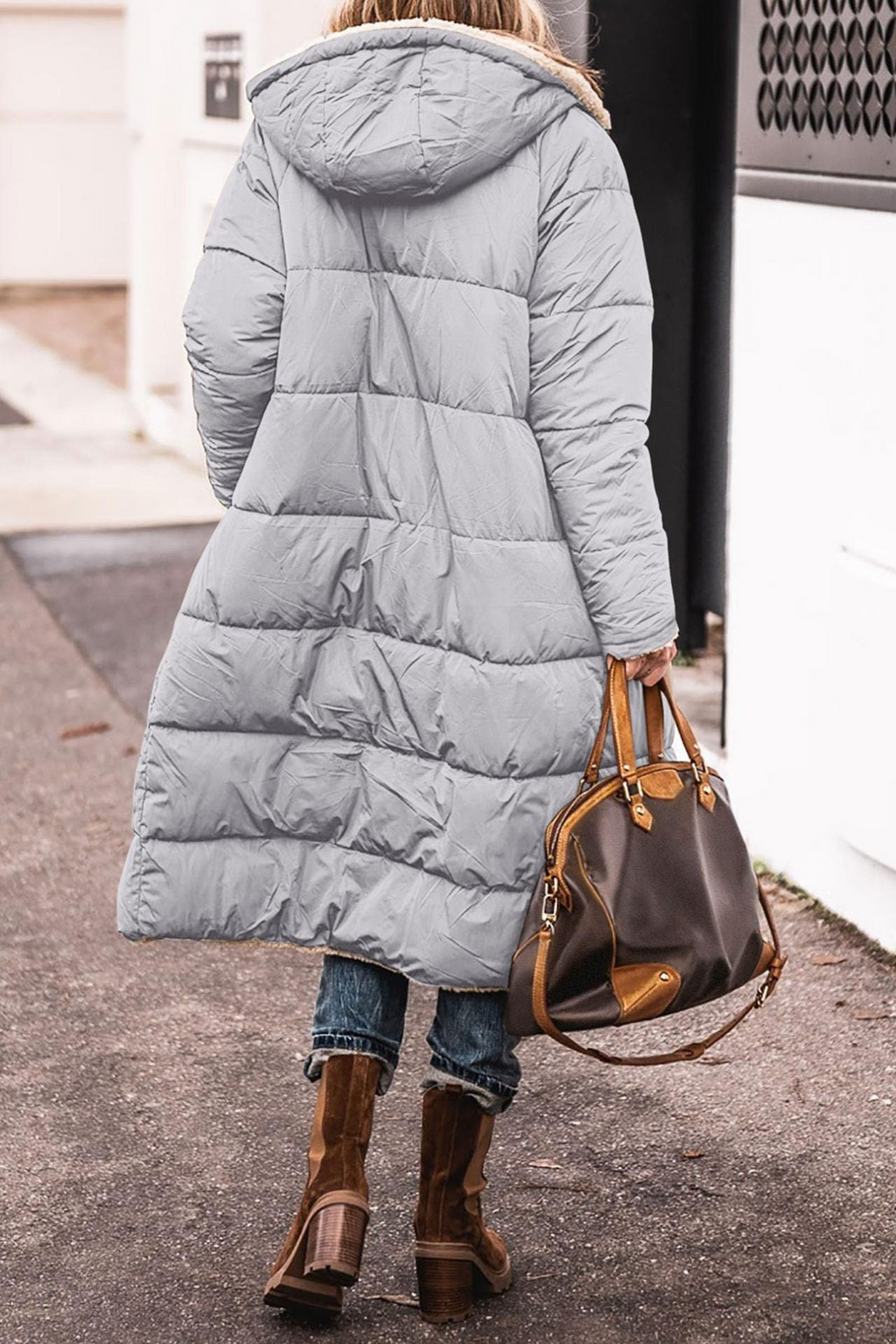 Reversible Winter Coat with Two Looks in One Warm Layer