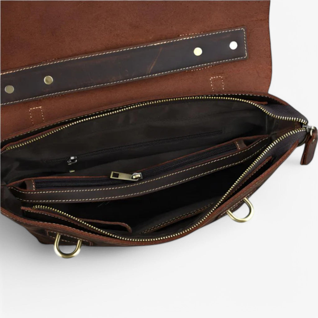 Exclusive Organised Leather Briefcase for Ambitious Professionals