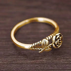 Retro Rose Flower Ring