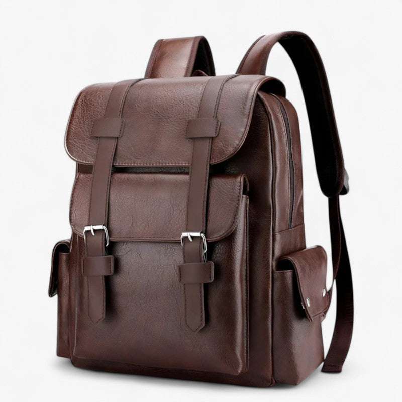 Refined Premium Leather Backpack in Black, Brown or Chocolate