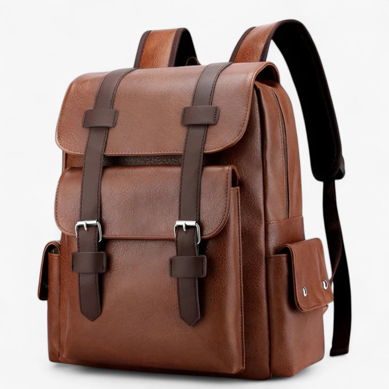 Refined Premium Leather Backpack in Black, Brown or Chocolate