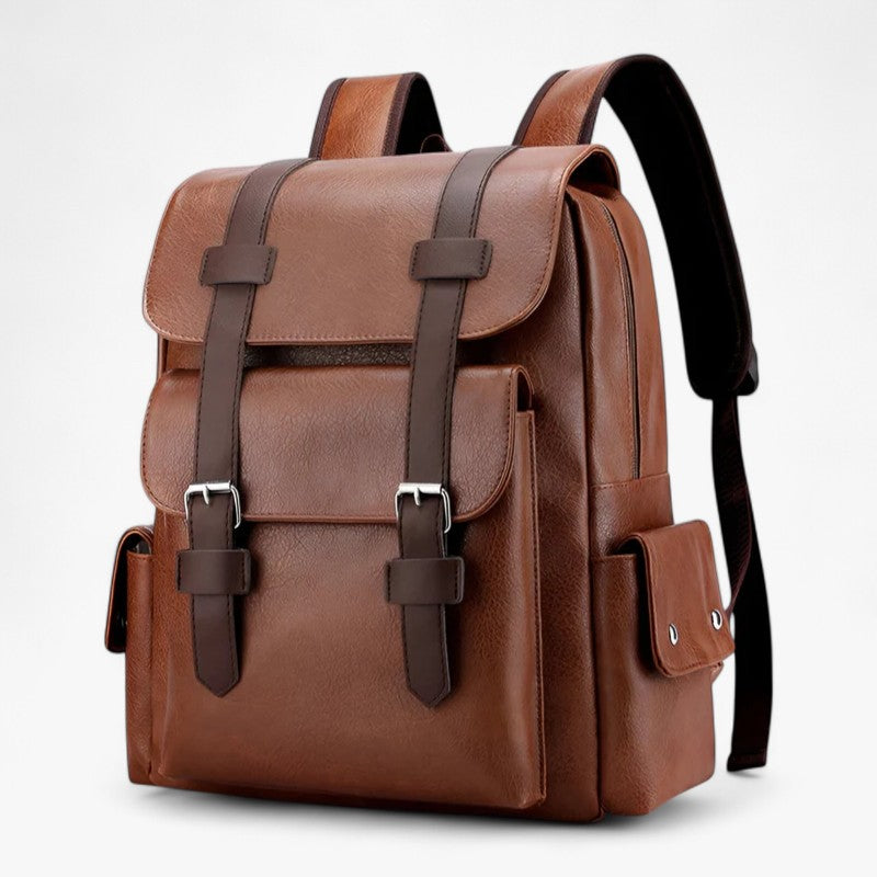 Refined Premium Leather Backpack in Black, Brown or Chocolate