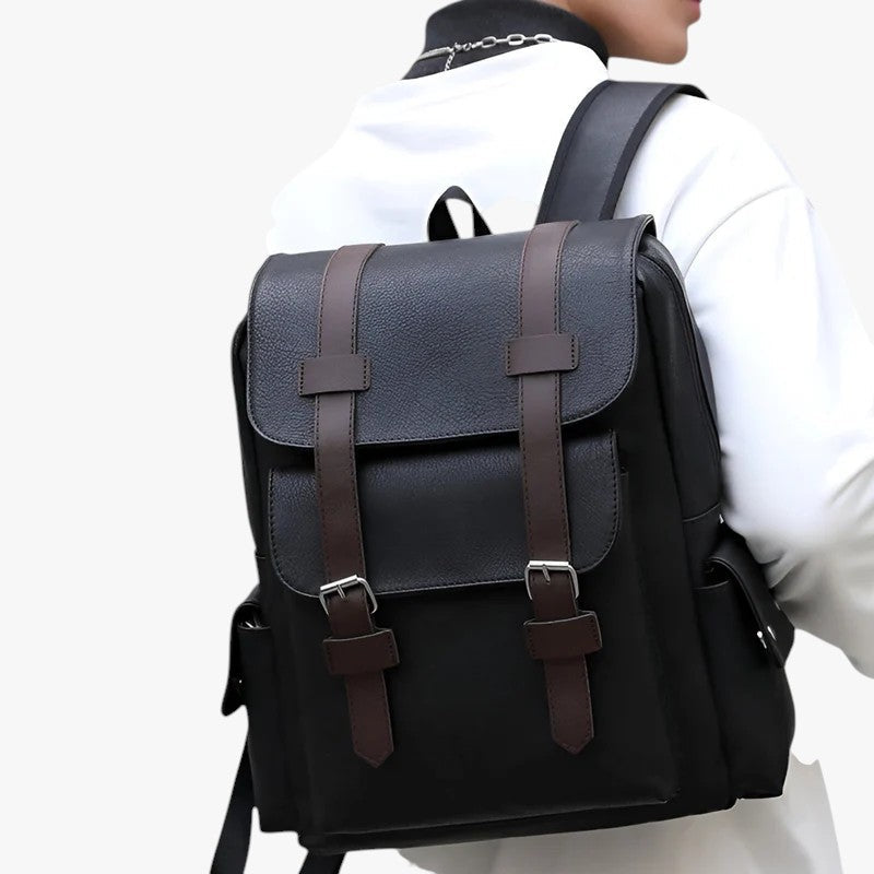 Refined Premium Leather Backpack in Black, Brown or Chocolate
