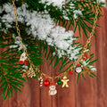 Christmas Charm Gold-Tone Chain Necklace