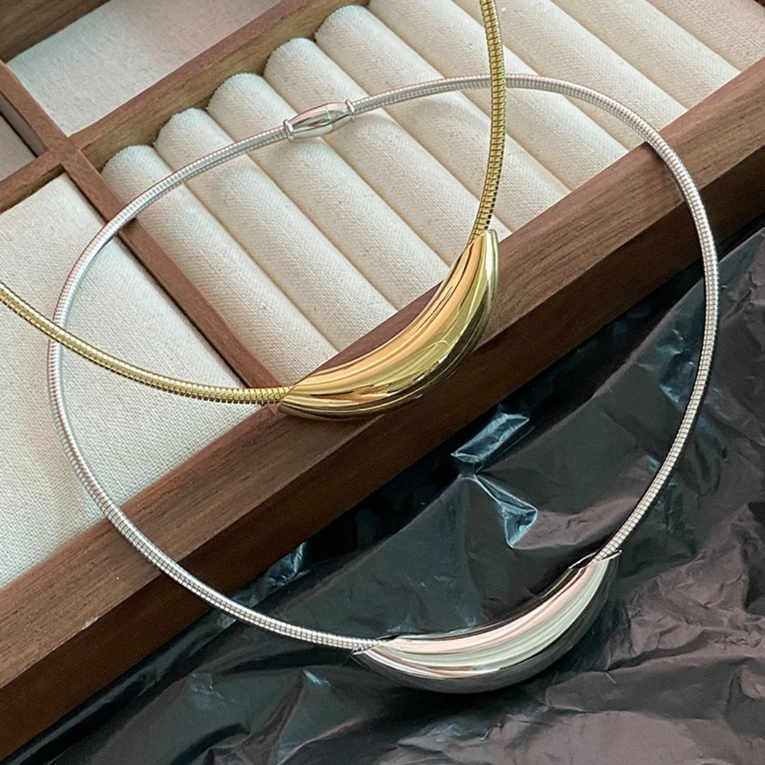 Simple Two-Tone Necklace