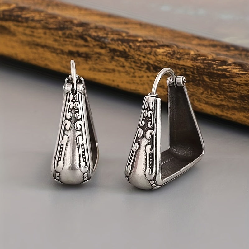 Etnische boho geometrische vintage oorringen