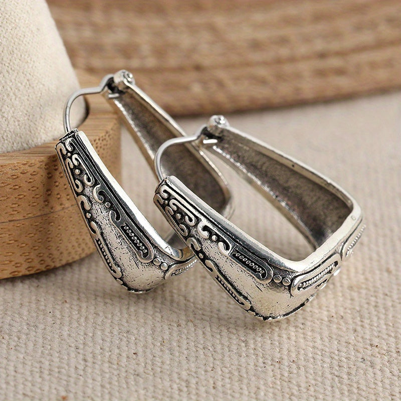 Etnische boho geometrische vintage oorringen