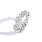Shiny Marquise Zirconia Inlaid Ring