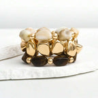 Bohemian Retro Geometric Acrylic Bead Bracelet