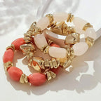 Bohemian Retro Geometric Acrylic Bead Bracelet