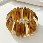 Bohemian Retro Geometric Acrylic Bead Bracelet