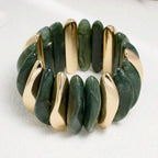 Bohemian Retro Geometric Acrylic Bead Bracelet