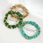 Bohemian Retro Geometric Acrylic Bead Bracelet