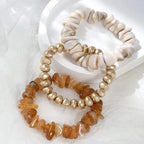Bohemian Retro Geometric Acrylic Bead Bracelet