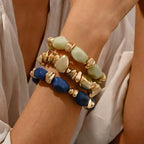 Bohemian Retro Geometric Acrylic Bead Bracelet