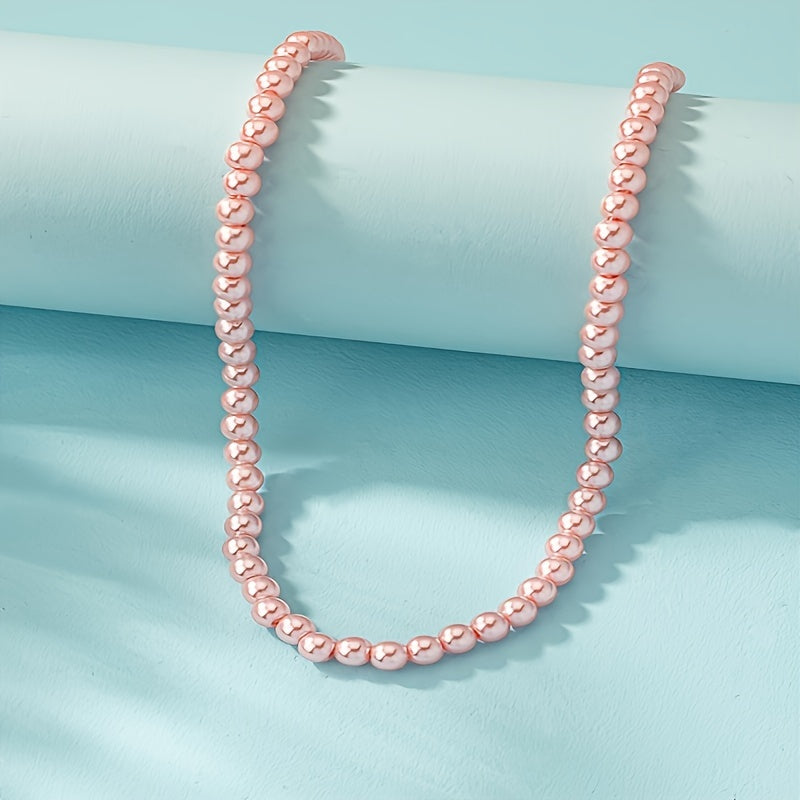 Classic Pearl Necklace in Four Colours